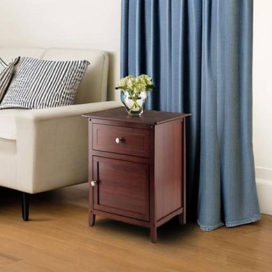 Antique Walnut Accent Side Table