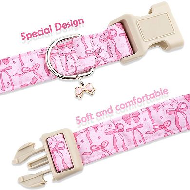 Bow Pattern Dog Collar