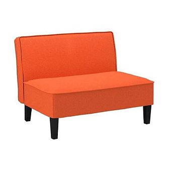 Elegant Mini Upholstered Loveseat Sofa