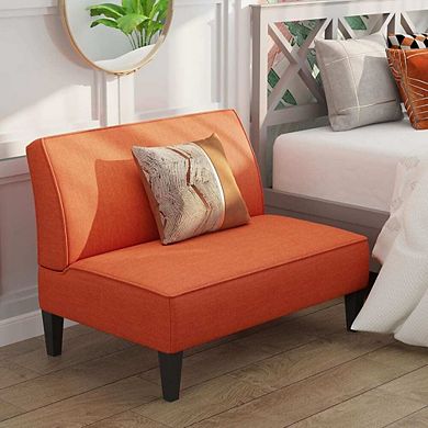 Elegant Mini Upholstered Loveseat Sofa