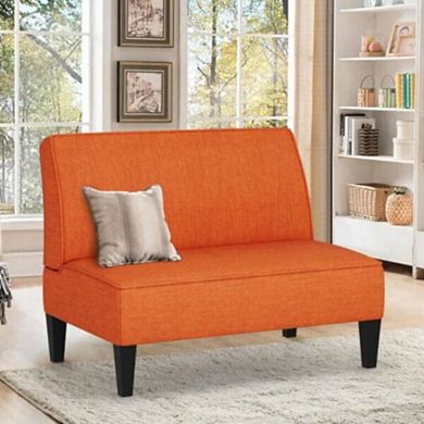 Elegant Mini Upholstered Loveseat Sofa