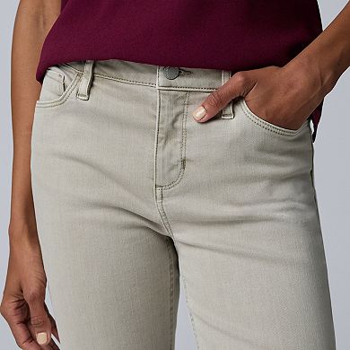 Women's Simply Vera Vera Wang Mid-Rise Bootcut Denim Jeans