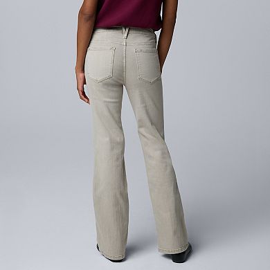 Women's Simply Vera Vera Wang Mid-Rise Bootcut Denim Jeans