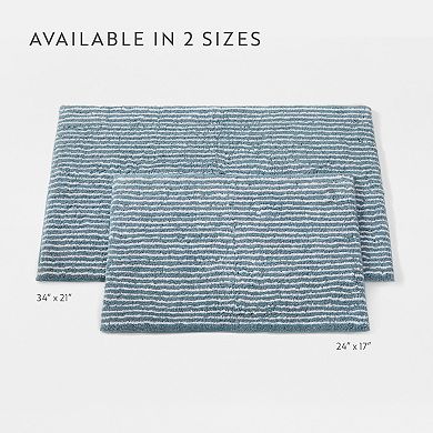 Home Collection Pinstripe Bathroom Mat