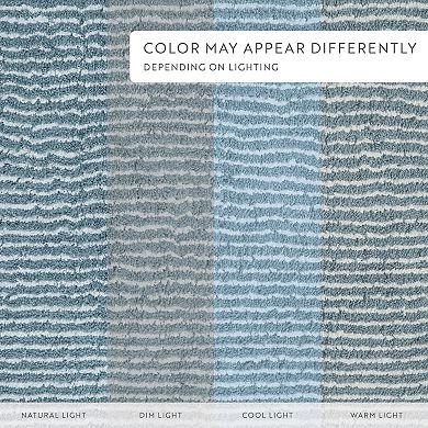 Home Collection Pinstripe Bathroom Mat