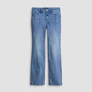 Petite Simply Vera Vera Wang Mid-Rise Bootcut Denim Pants