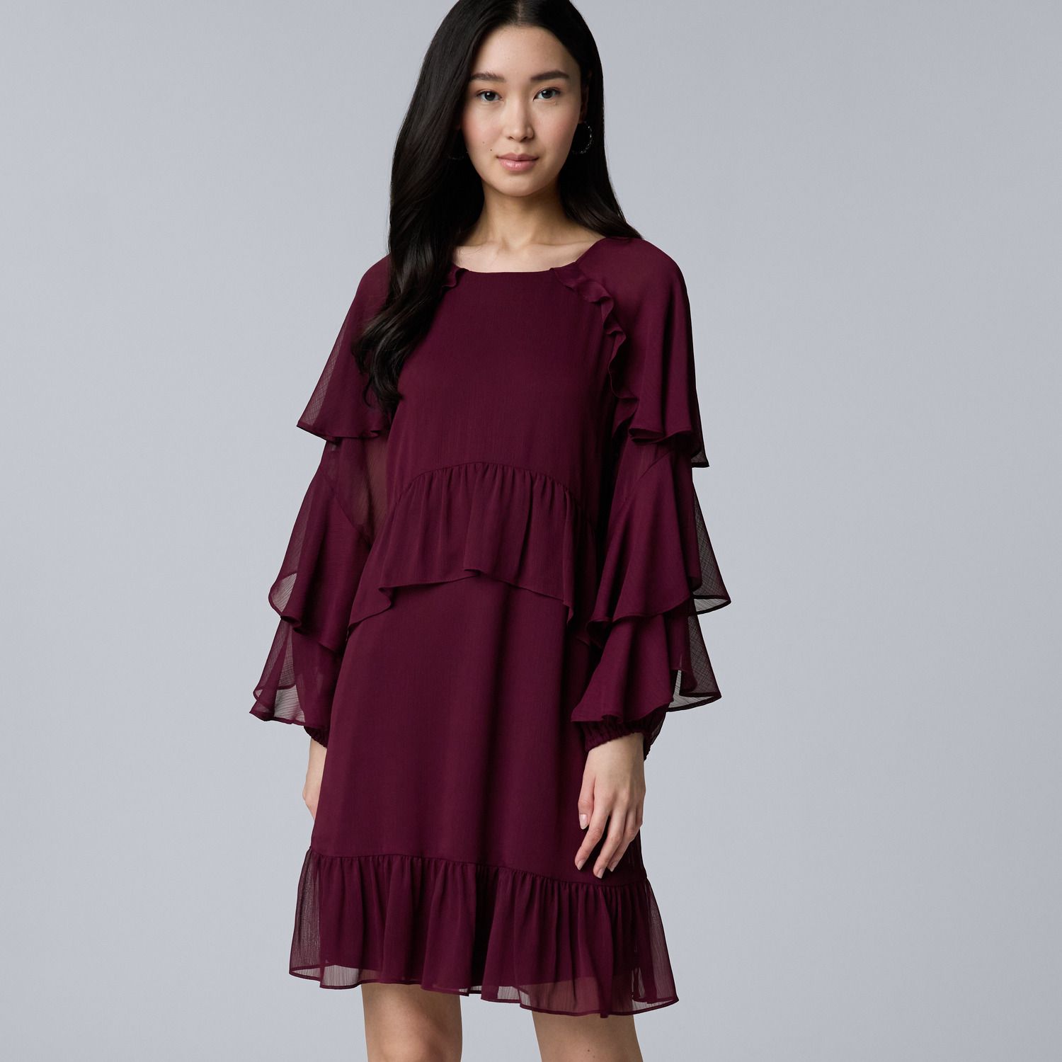 Женское платье Simply Vera Vera Wang Ruffled Short