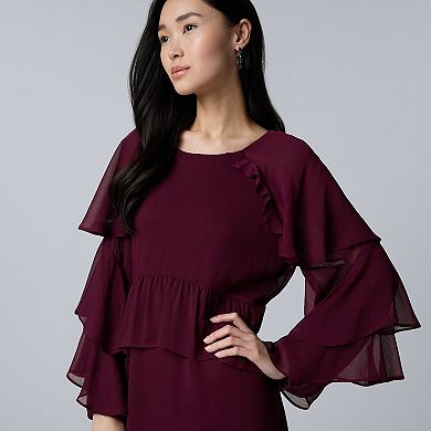 Women's Simply Vera Vera Wang Ruffled Short Dress