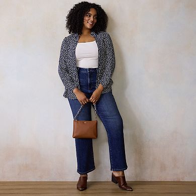 Plus Size LC Lauren Conrad High Rise Bootcut Jeans