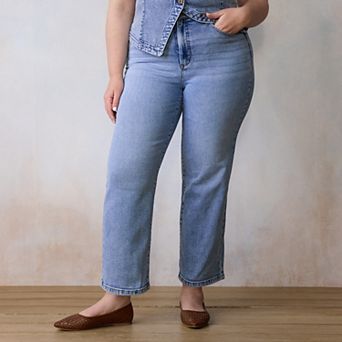 Plus Size LC Lauren Conrad High Rise Bootcut Jeans