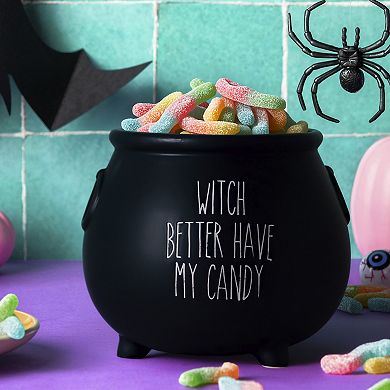 Studio 66 Witch Better Have My Candy Cauldron Bowl Table Decor
