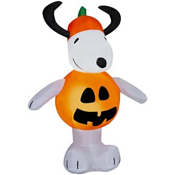 Peanuts Snoopy in Jack-O'-Lantern Costume 4-ft. Halloween Inflatable
