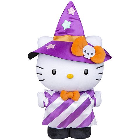 Детские мягкие игрушки Hello Kitty Halloween Greeter in Witch Costume by Gemmy
