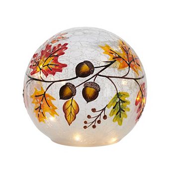 Studio 66 Autumn Vibes Hand-Painted Orb Lighting Table Decor