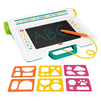Fisher-Price Learn & Doodle Desk Mess-Free Writing & Drawing Tablet with LCD Screen