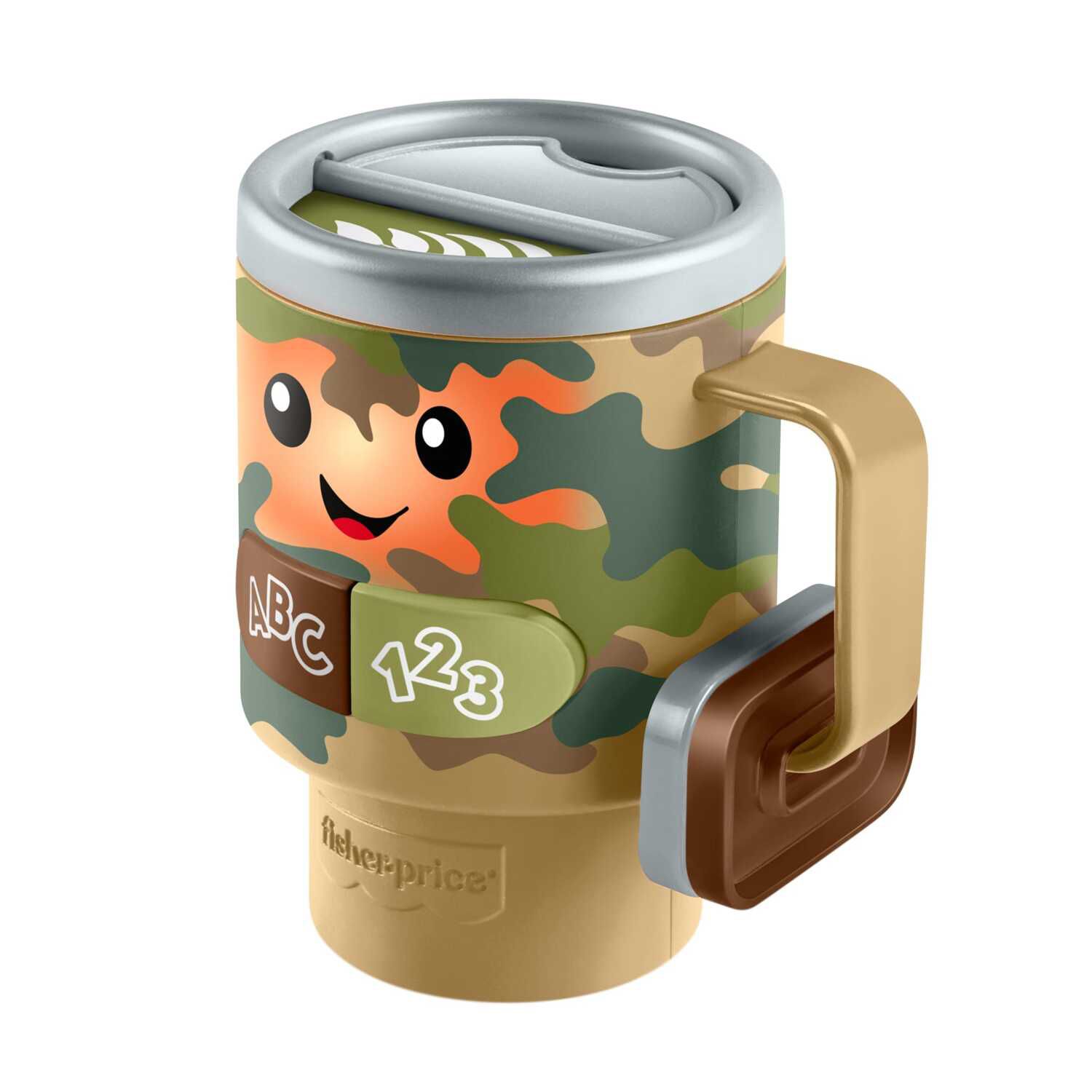 Детские игрушки Fisher-Price Laugh & Learn Wake Up & Learn Coffee Mug Toy with Music & Lights — фото 1