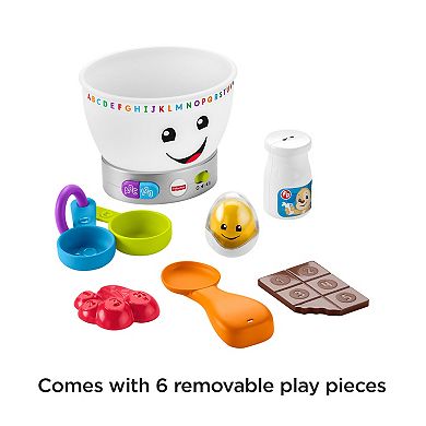 Fisher-Price Laugh & Learn Magic Color Mixing Bowl 7-Piece Learning Toy