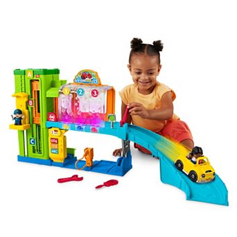 Fisher-Price Little People Light-Up Learning Garage Playset with Lights & Music