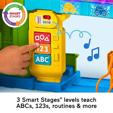 Fisher-Price Little People Light-Up Learning Garage Playset with Lights & Music