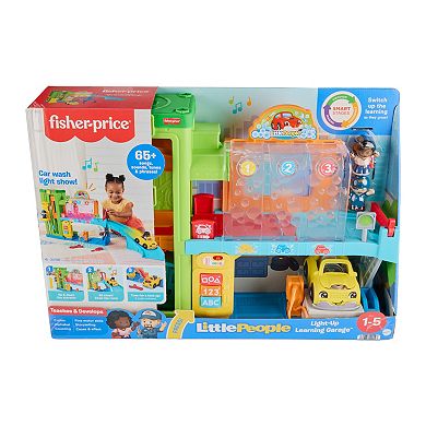 Fisher-Price Little People Light-Up Learning Garage Playset with Lights & Music