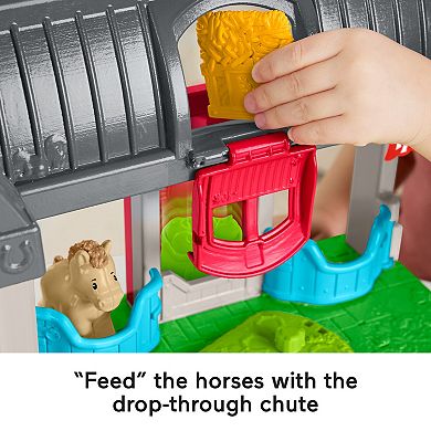 Fisher-Price Little People Friendly Horses Stable 6-Piece Playset
