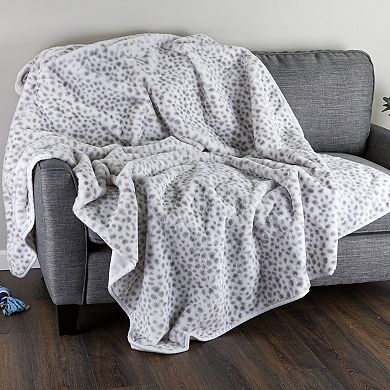 Lavish Home Waterproof Animal Print Throw Blanket