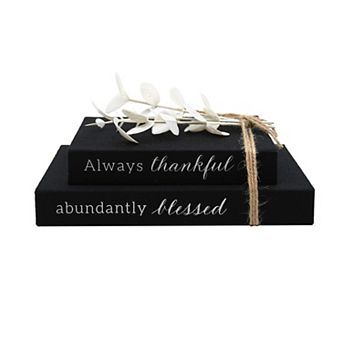 Thankful Blessed Tabletop Bookstack