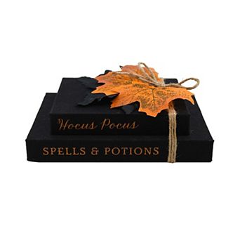 Hocus Pocus Book Stack Table Decor