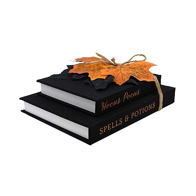 Hocus Pocus Book Stack Table Decor
