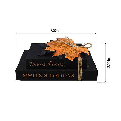 Hocus Pocus Book Stack Table Decor