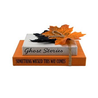 Ghost Book Stack Table Decor
