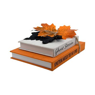 Ghost Book Stack Table Decor
