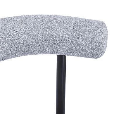 YQNUCO 2 Pack Dining Chairs, Integrated Seat and Backrest, Modern Home Matching