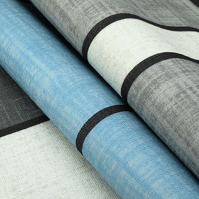 Modern Geometric Area Rug Machine Washable Low Pile Pet Friendly Foldable Carpet for Bathroom