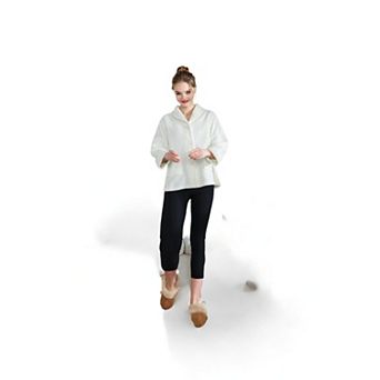 Loungees Women's Drop Needle Coral Fleece Shawl Collar Button FrontBed Jacket