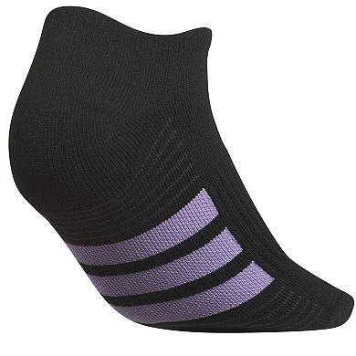 Women's adidas Cushioned 3-Pack No Show Socks