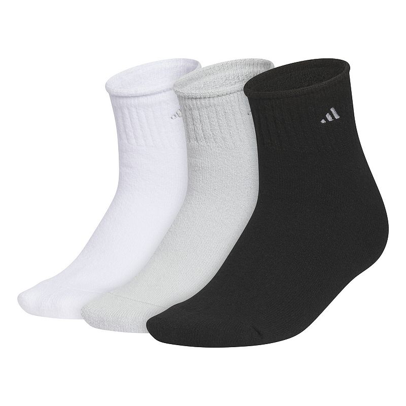 adidas Cushioned Comfort 3-Pack Quarter Socks