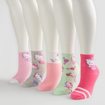 Women's Hello Kitty 5-Pack Crew Socks
