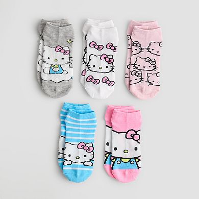 Women's Hello Kitty 5-Pack No-Show Socks