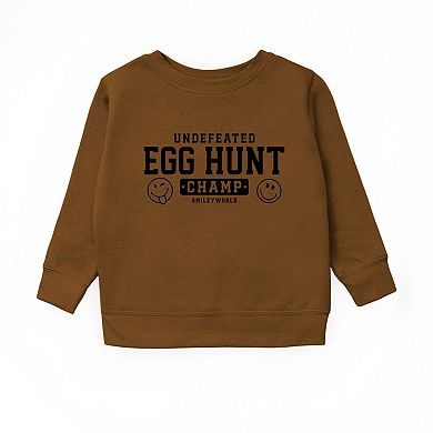 SmileyWorld Undefeated Egg Hunt Champ - Youth Graphic Sweatshirt