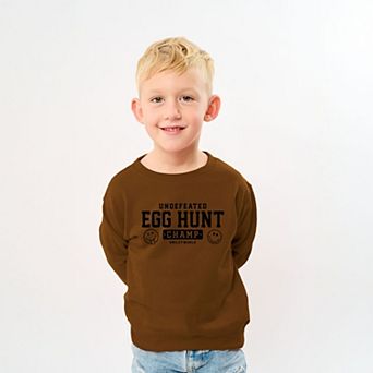 SmileyWorld Undefeated Egg Hunt Champ - Youth Graphic Sweatshirt