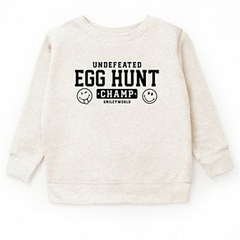 SmileyWorld Undefeated Egg Hunt Champ - Youth Graphic Sweatshirt