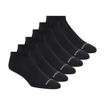 Women's Skechers® 6-Pack Non Terry Low Cut Socks