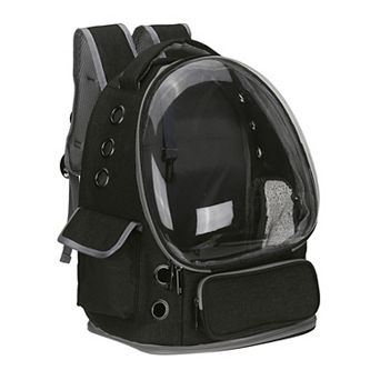 1 pc Ventilated Oxford Cloth Dog Cats Travel Bag Intended for Hiking Camping, 13.39x10.63x16.54 Inch