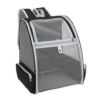 1 pc Pet Backpack Carrier Ventilation Mesh Breathable Dog Carrier Backpack, 15x11x16.5 Inch