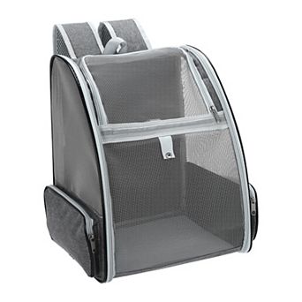 1 pc Pet Backpack Carrier Ventilation Mesh Breathable Dog Carrier Backpack, 15x11x16.5 Inch