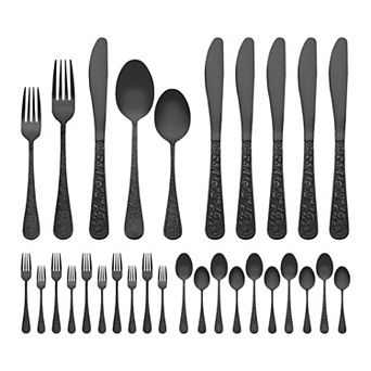 30 pc Silverware Set, Stainless Steel Flatware Set, Mirror Polished Cutlery Set for 6