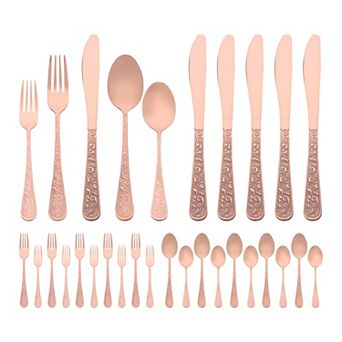 30 pc Silverware Set, Stainless Steel Flatware Set, Mirror Polished Cutlery Set for 6