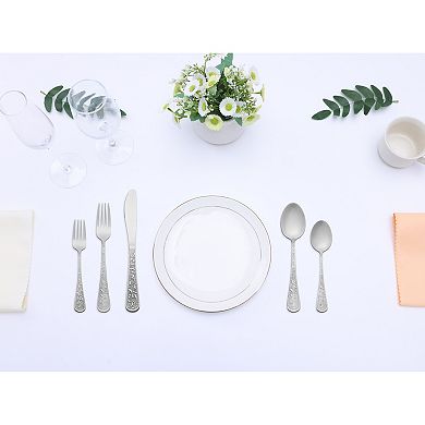 20 Piece Silverware Set, Stainless Steel Flatware Set, Mirror Polished Utensils Set for Kitchen