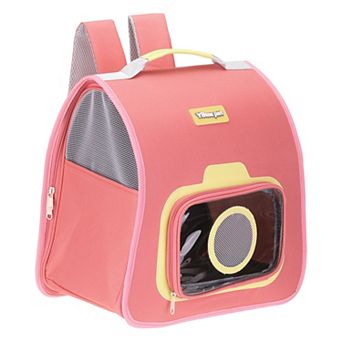 1 pc Travel Backpack for Cats or Small Dogs, 14.6x9.4x14.6 Inch